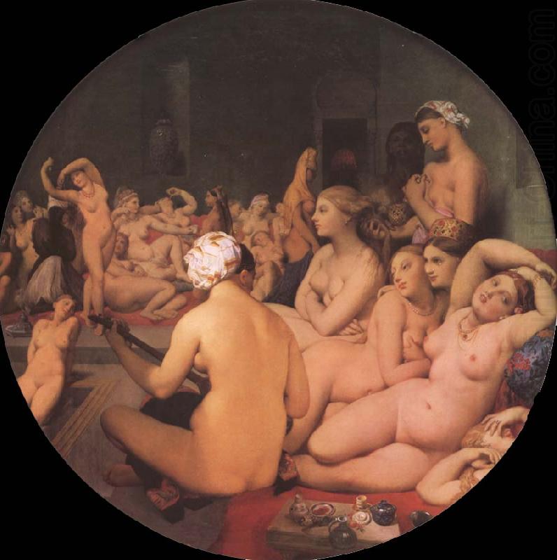 Jean-Auguste Dominique Ingres The Turkish bath china oil painting image